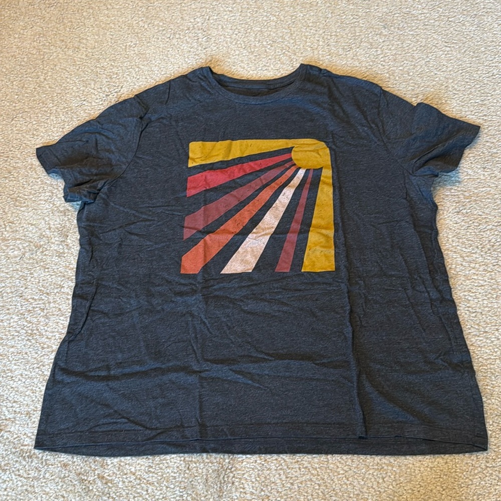Gray Goodfellow and Co Sunburst T-shirt